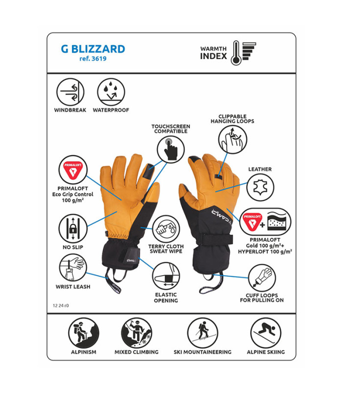 Gants G Blizzard CAMP