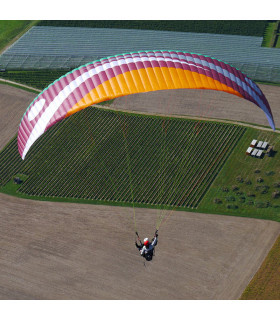 Gebrauchte Gleitschirm Orca XX - 41- Bordeau / Grün / Orange - Dudek