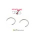 M13/4A - Clips fastening piston ( x2 )