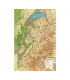 Carte en Relief des Deux Savoies 3D Map