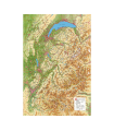 Carte en Relief des Deux Savoies 3D Map