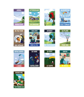 Affiches humoristiques parapente Air et Aventure