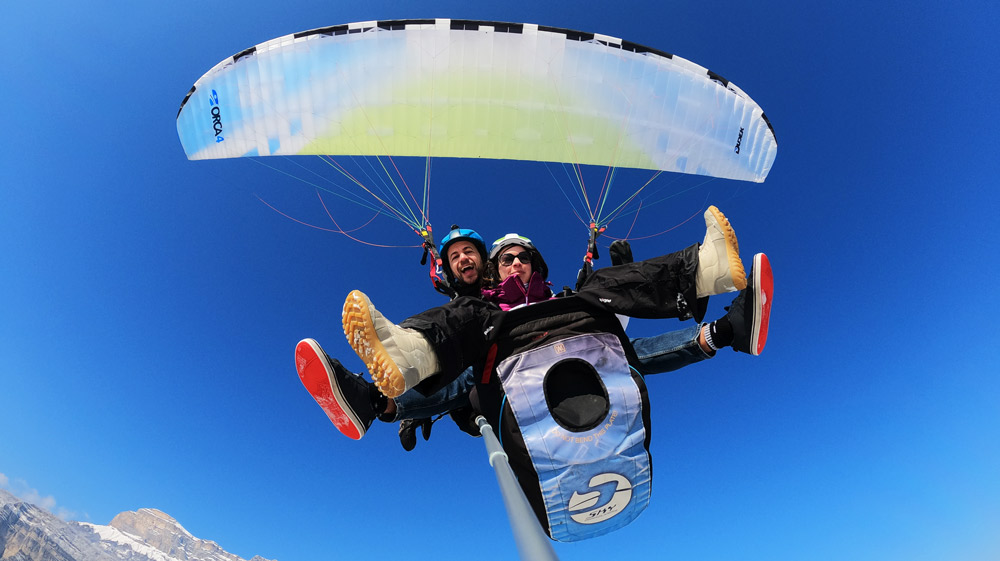 Bapteme de parapente avec Air et aventure