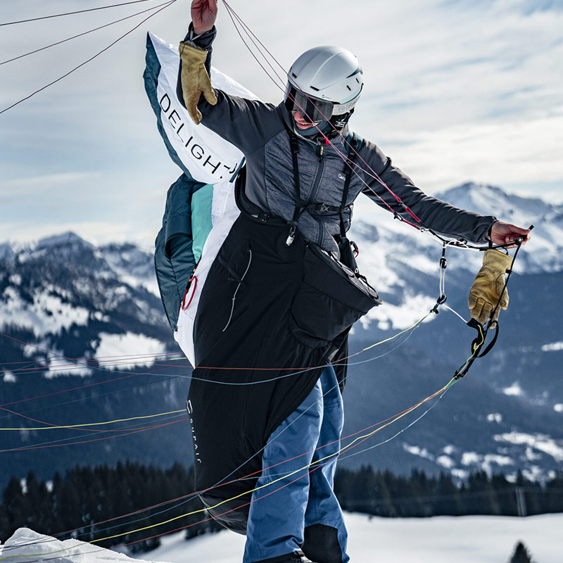 Supair Delight 5 cocoon paragliding harness