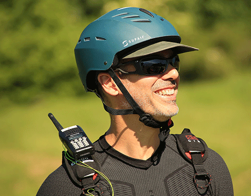 Casque de parapente 1/2 jet