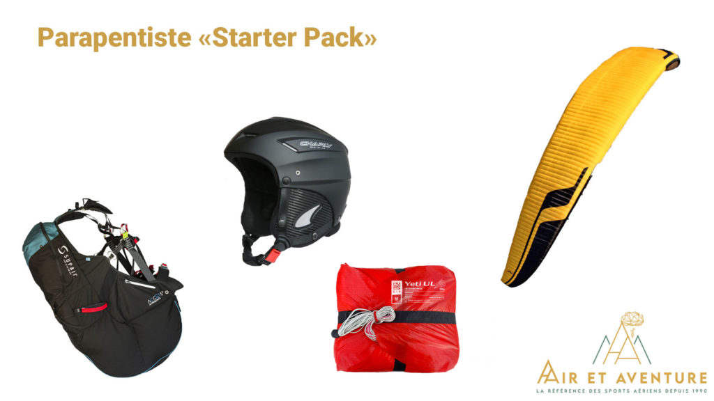 Starter pack pour débuter le parapente