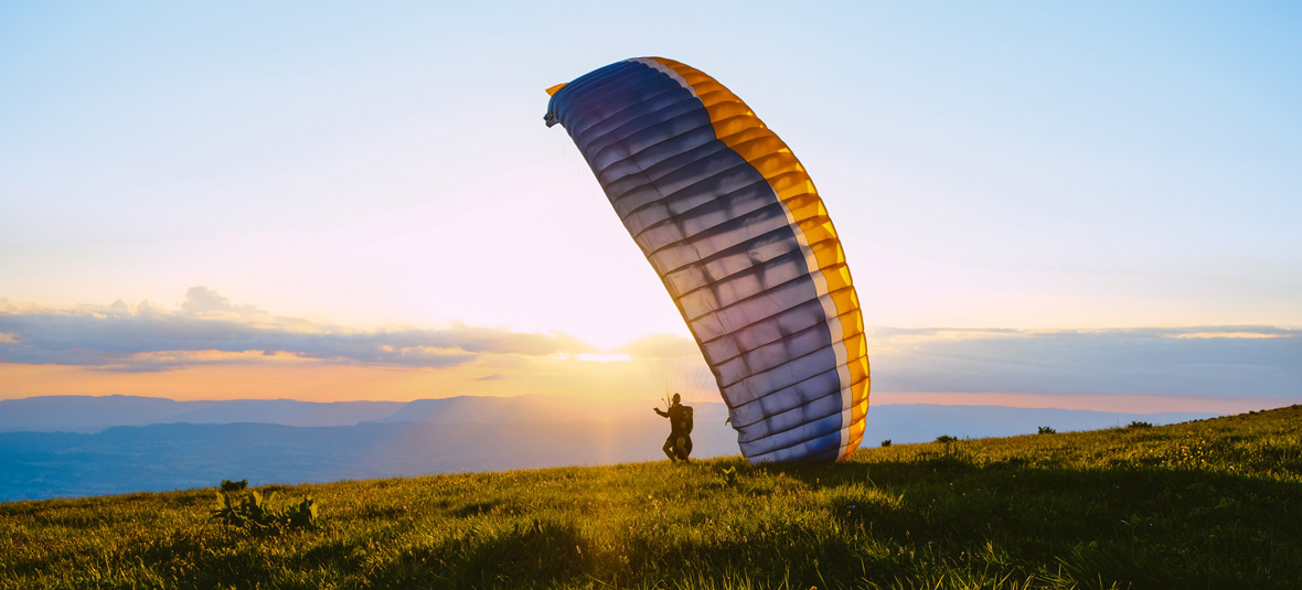 Technique de pliage d’aile de parapente