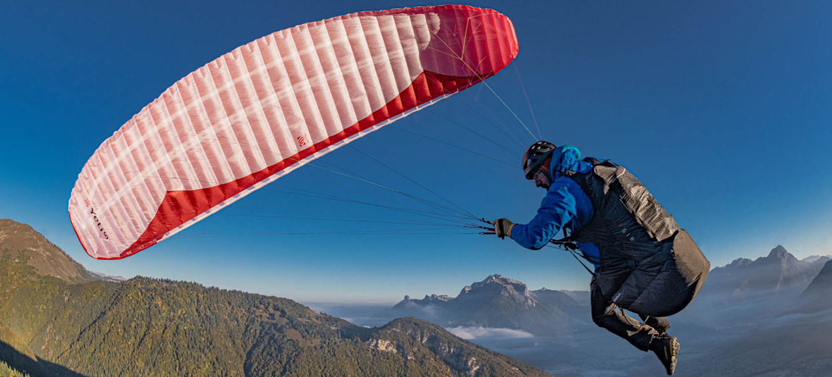 voile de parapente pour progresser