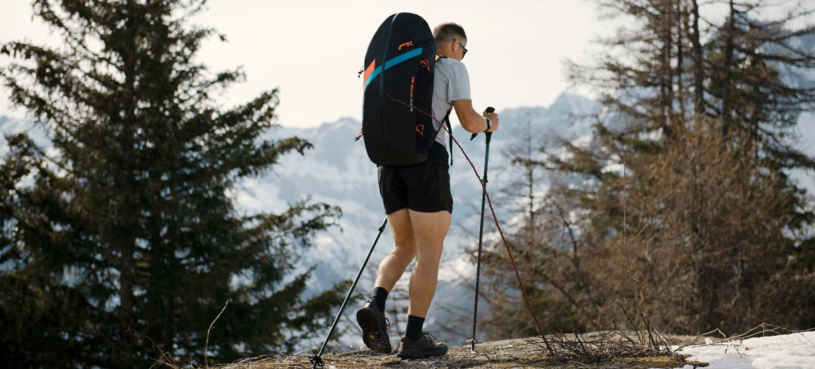 utiliser sac de portage de parapente