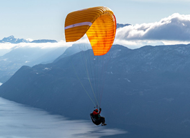 aile de parapente en a