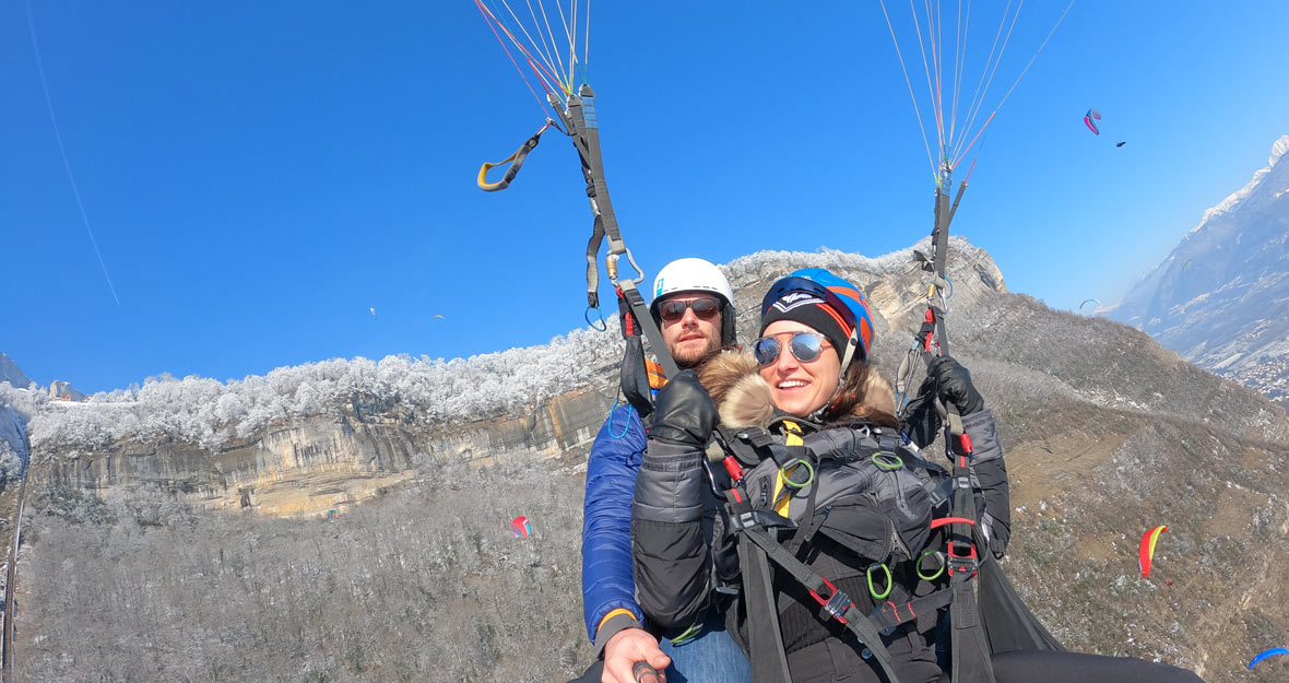 meilleure région baptême parapente