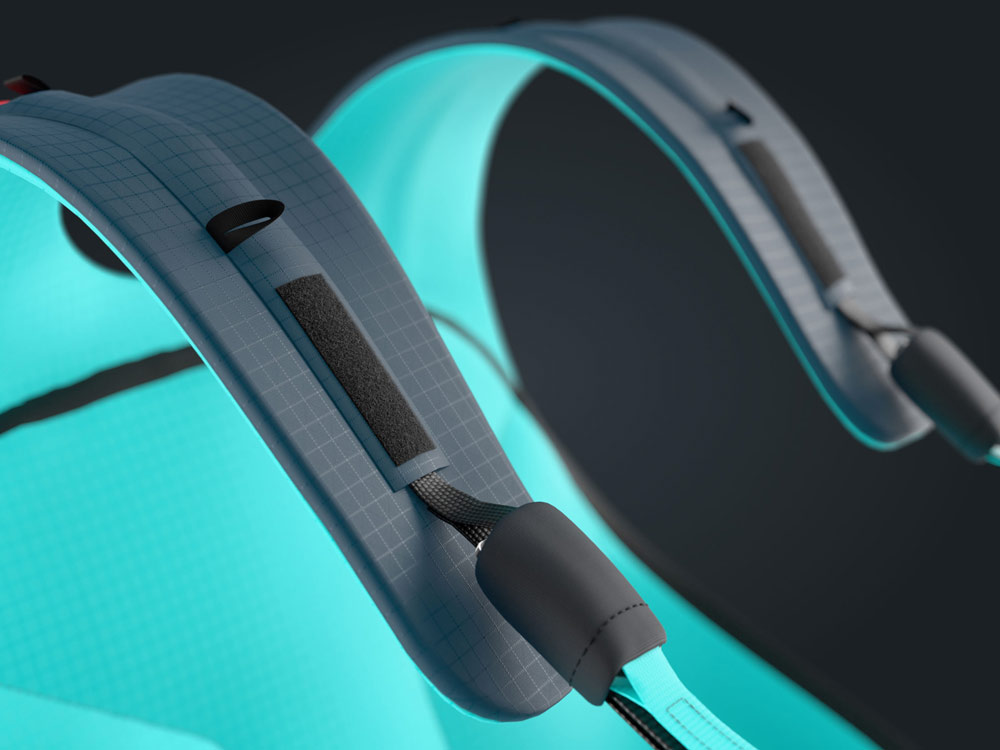 Support Velcro pour radio et instruments