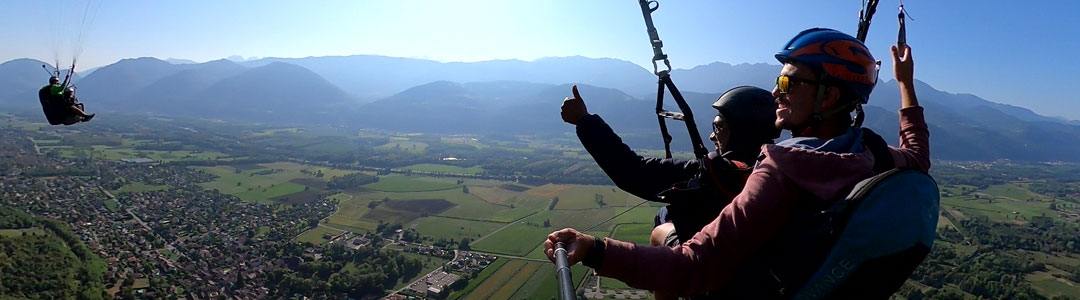 Deux baptêmes parapente à Grenoble