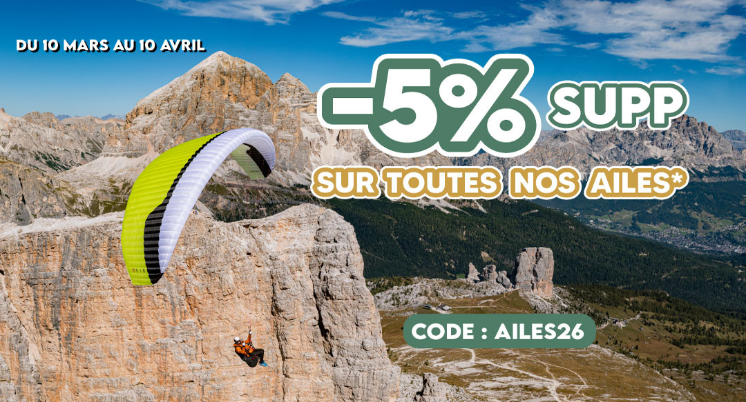 -5% Sur toutes nos ailes