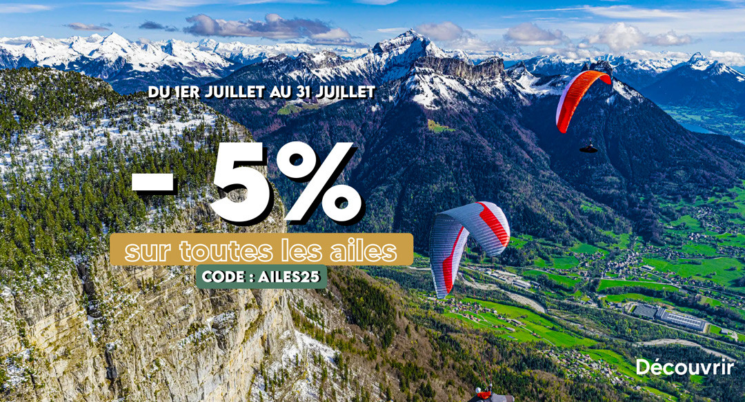 -5% Sur toutes nos ailes
